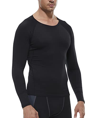 Men's Compression Long Sleeve Athletic T Shirt O222899