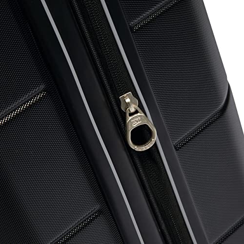 Purple Haze Expandable Hardside Carry-on Luggage with Spinner Wheels V77408
