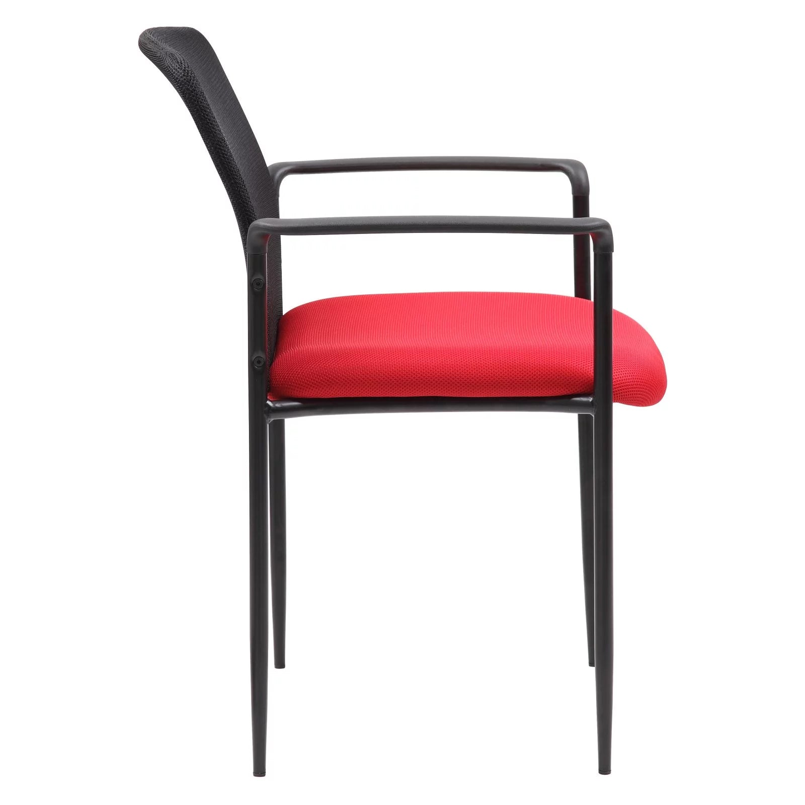 Grey Stackable Mesh Guest Chair Q99188