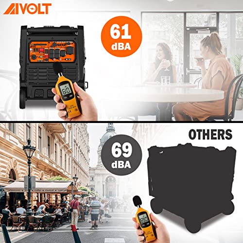 8000 Watt Dual Fuel Portable Inverter Generator E853