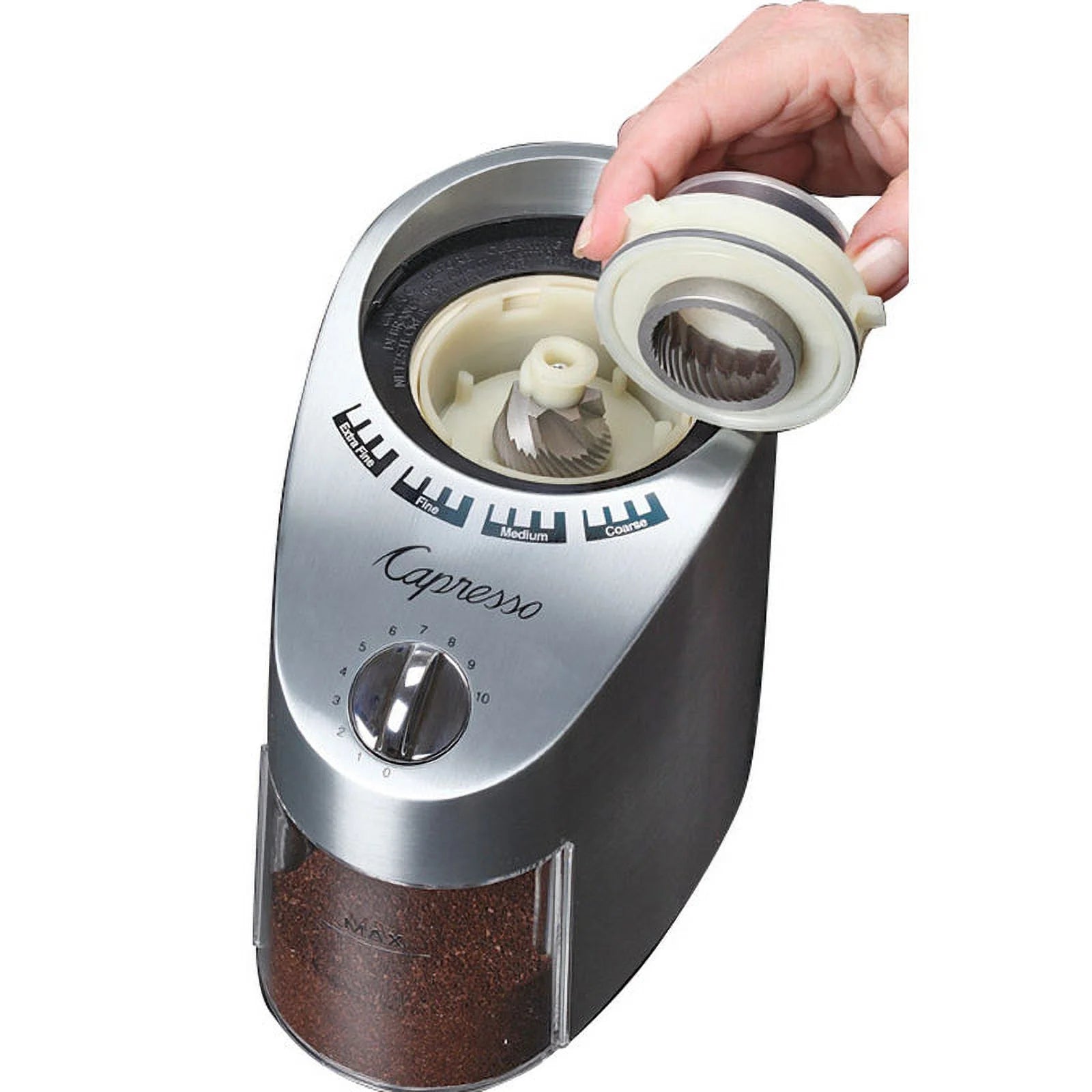 Metal Die-Cast Conical Burr Coffee Grinder P551812