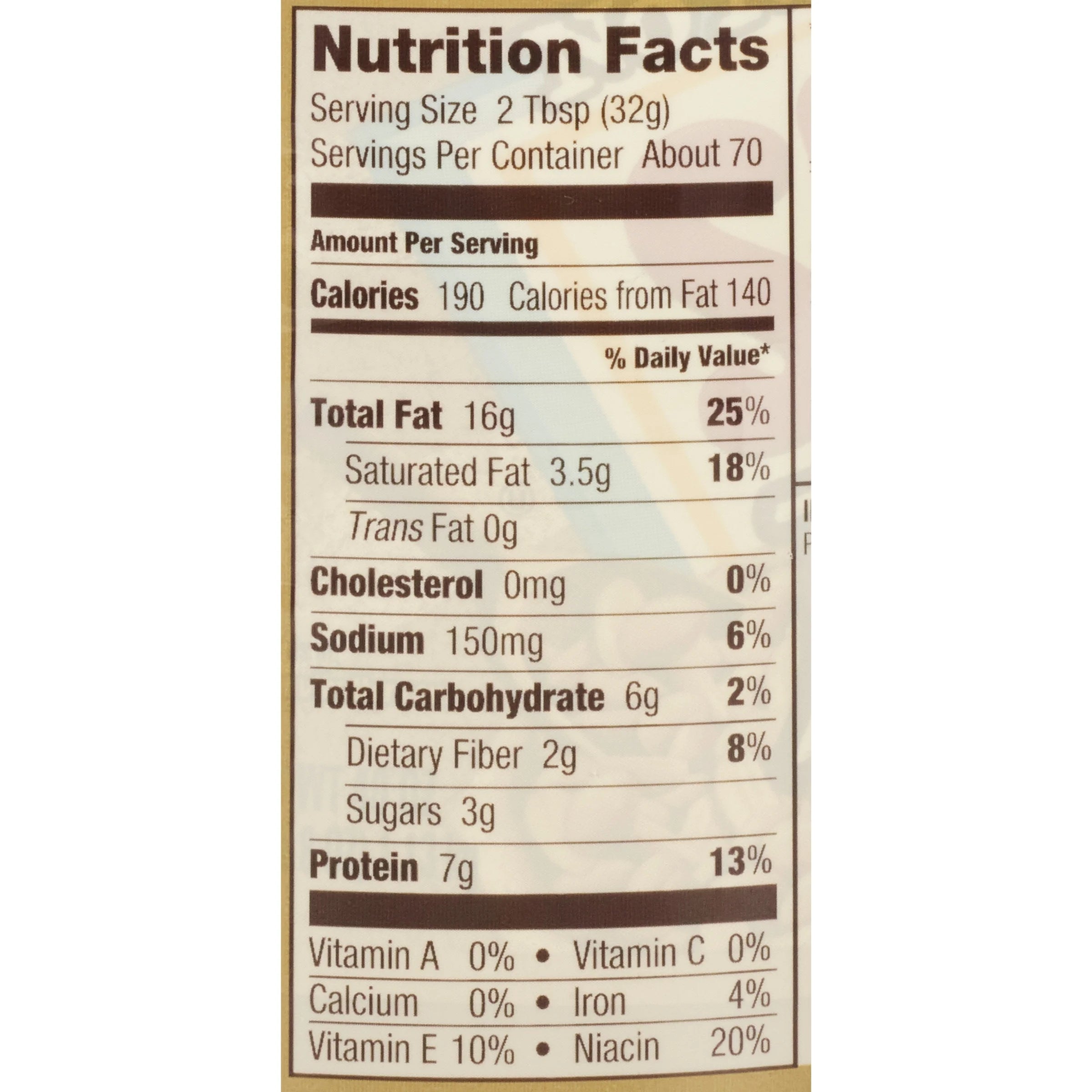 40 oz Plastic Jar Twin Pack Natural Creamy Peanut Butter Spread M3764