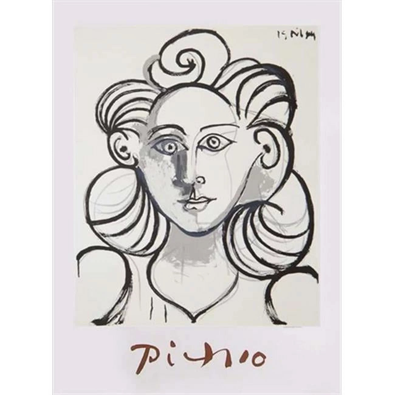 Black-White 29 In. x 22 In. Portrait E35982