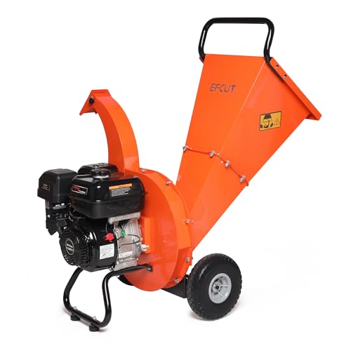 7 HP 212cc Gas Powered Wood Chipper Shredder Mulcher J97954