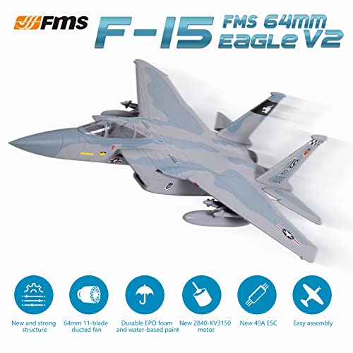 64mm Ducted Fan EDF Sport Jet Remote Control Plane E29581