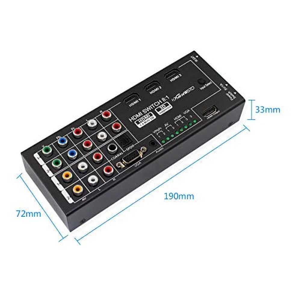 HDMI Converter with 8 Inputs to One HDMI Output E2454