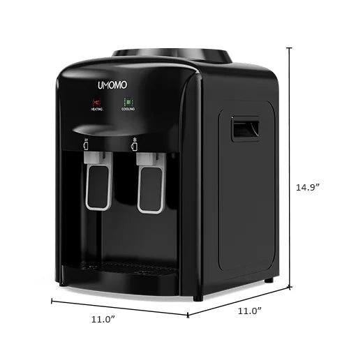 Black Top Loading Water Cooler Dispenser, Hot & Cold Water L867