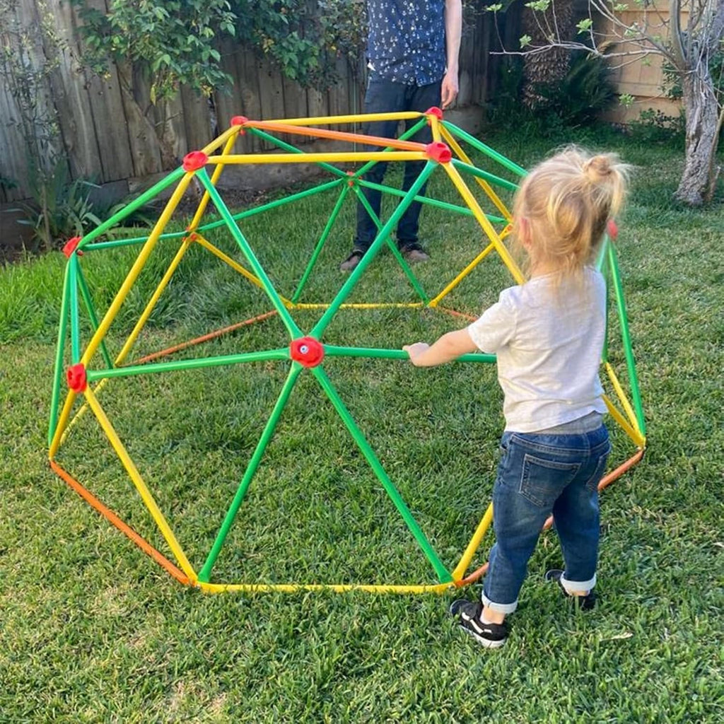 6FT Geometric Dome Climber for Kids Outdoor Jungle Gym Monkey Bars T663