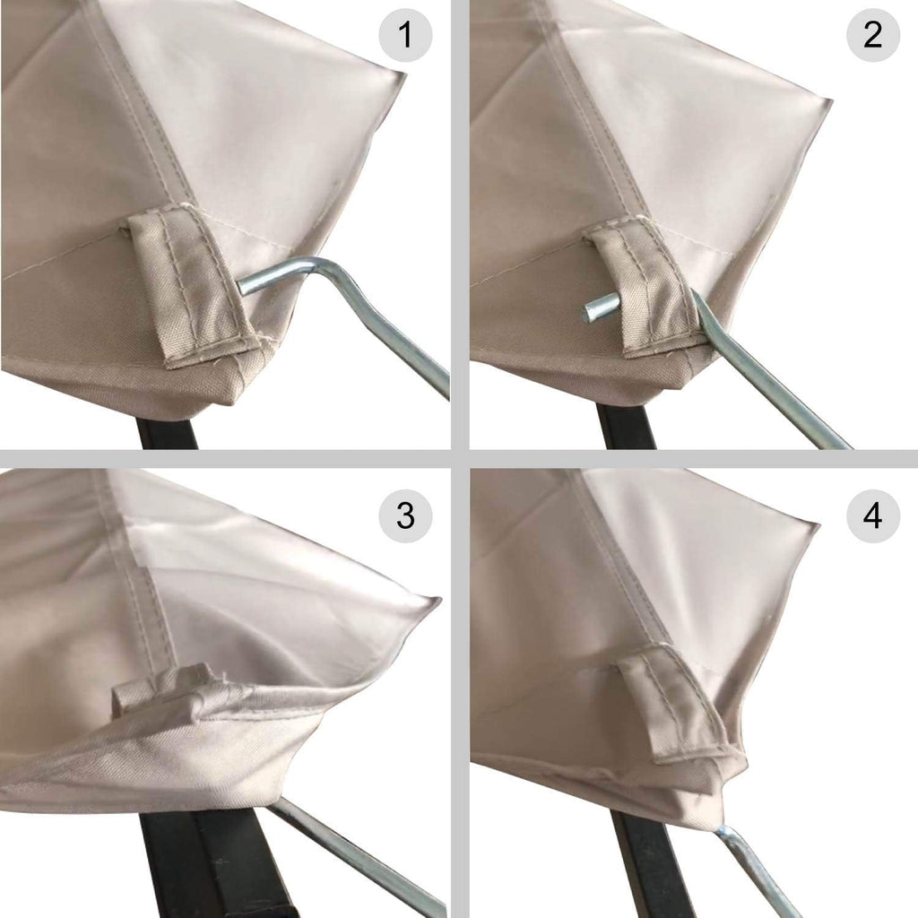 Pack of 2 Replacement Roof for Grill Gazebo G26125