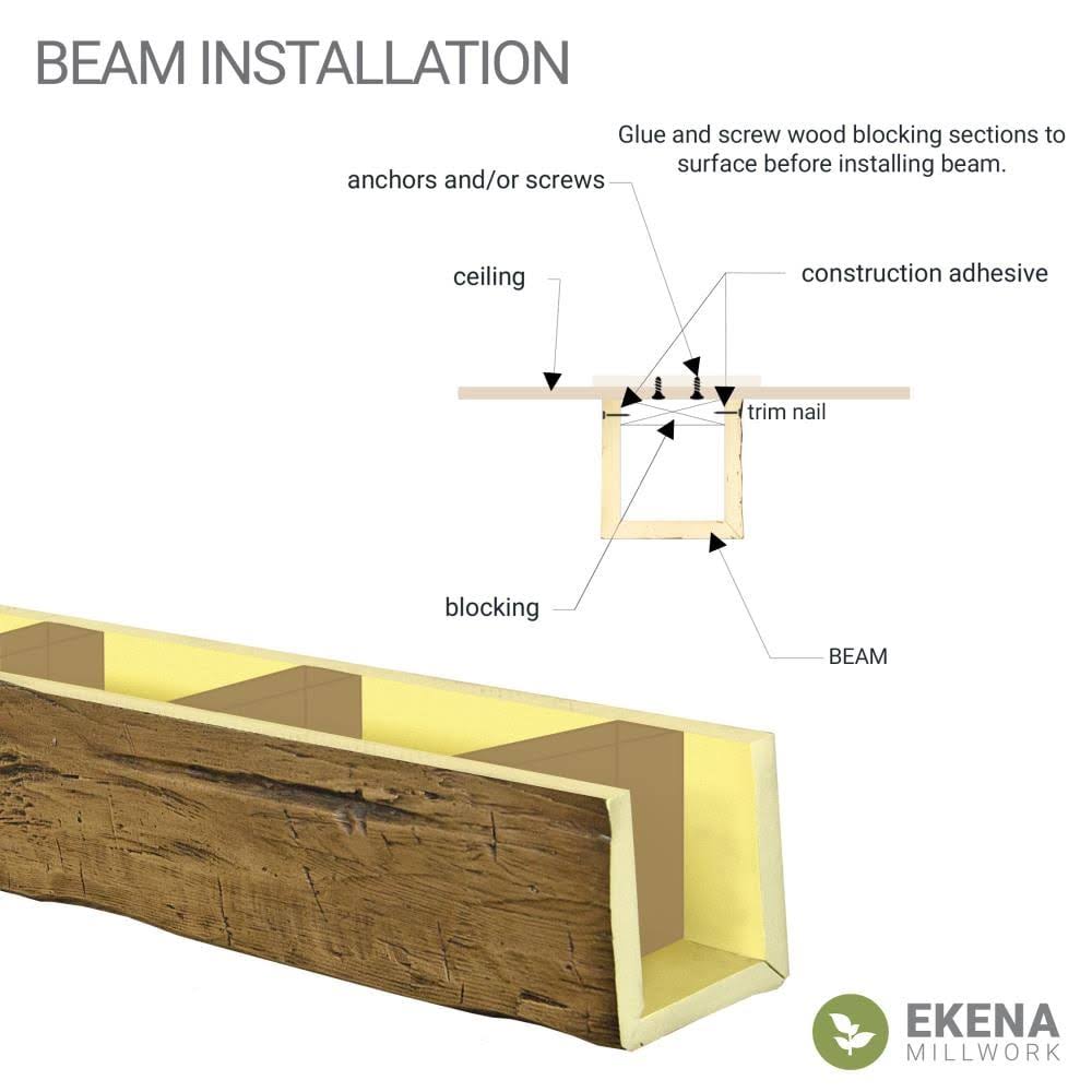 Natural Faux Wood Ceiling Beam L792585