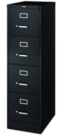 Black 4-Drawer Vertical File Cabinet Y48053