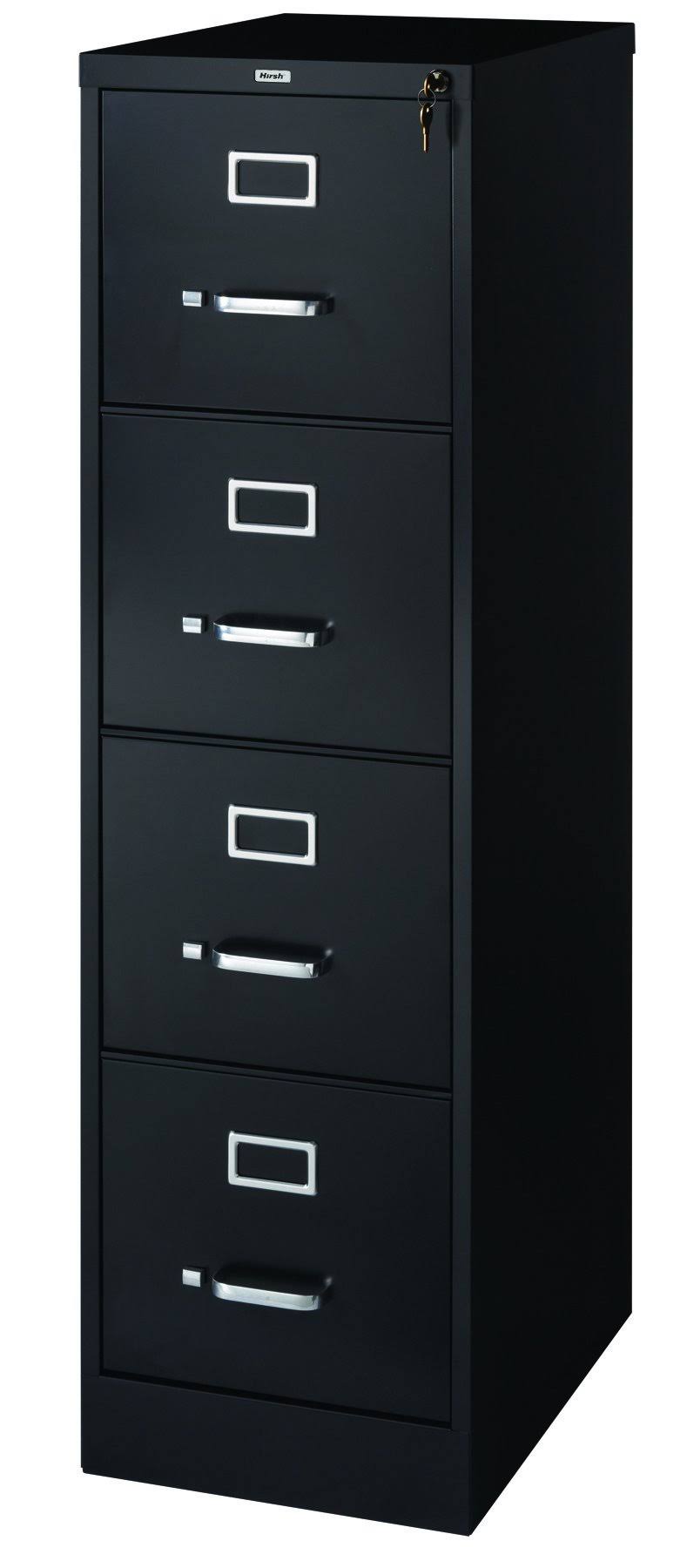 Black 4-Drawer Vertical File Cabinet Y48053