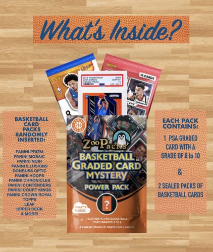 NBA Basketball PSA Graded Card Mystery Power Pack Z180