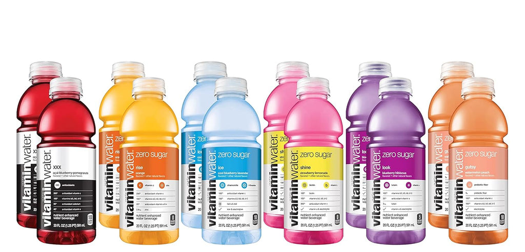 ZERO Sugar Flavored Drinking Water with Vitamins, Pack of 12 L274702