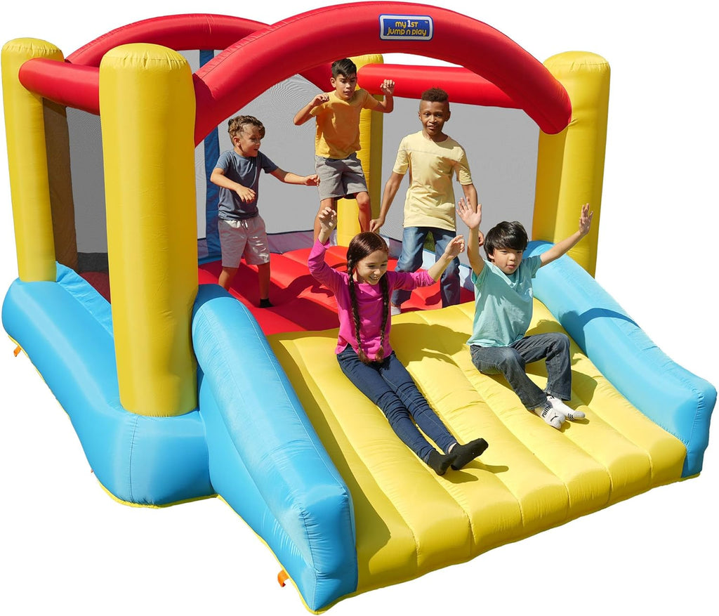 12.5' x 9.5' x 6.8' Inflatable Bounce House with Air Blower P52747