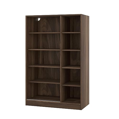 3 Door Freestanding Wardrobe Closet with Sliding Doors and Hanging Rod N5585