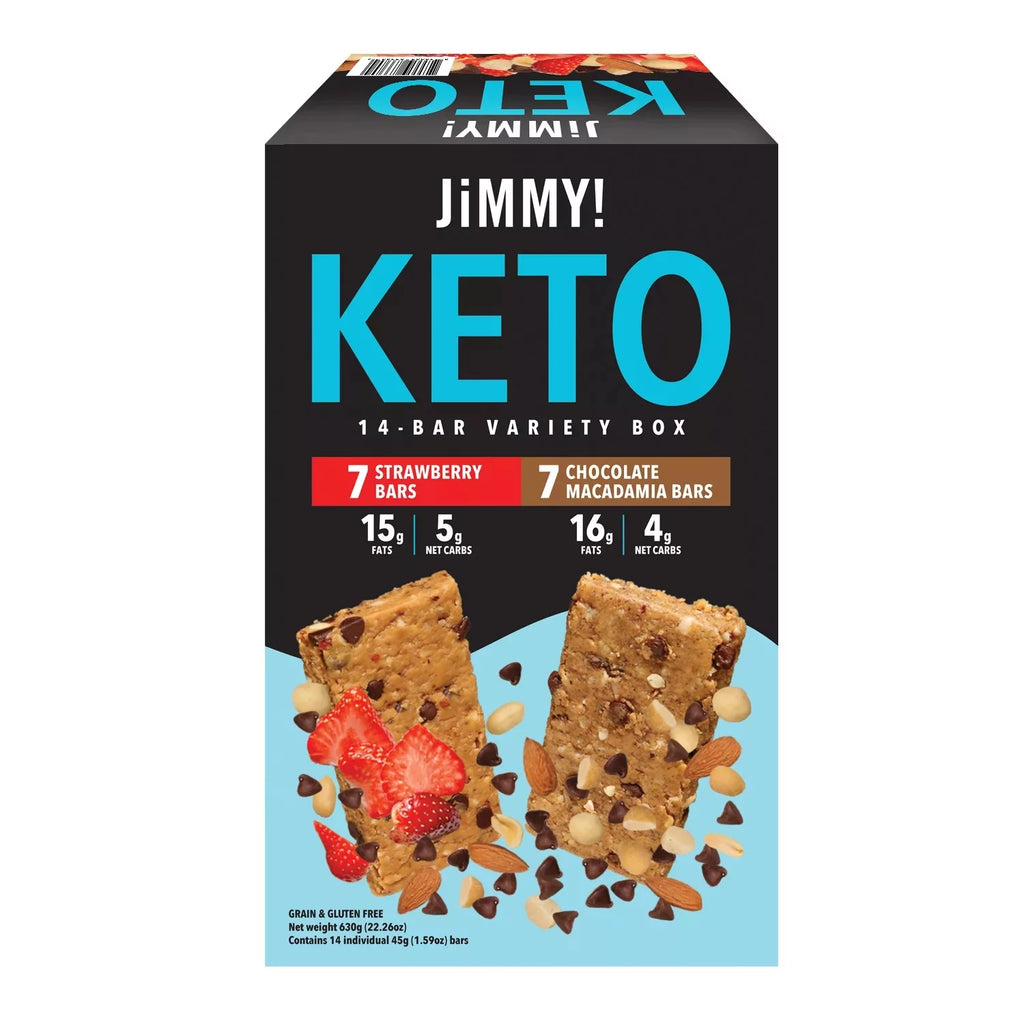 Keto Protein Bars Variety Pack, Strawberry and Chocolate (14pk.) K995