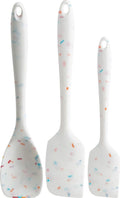 Set of 3 Patterned Silicone Spatulas H164