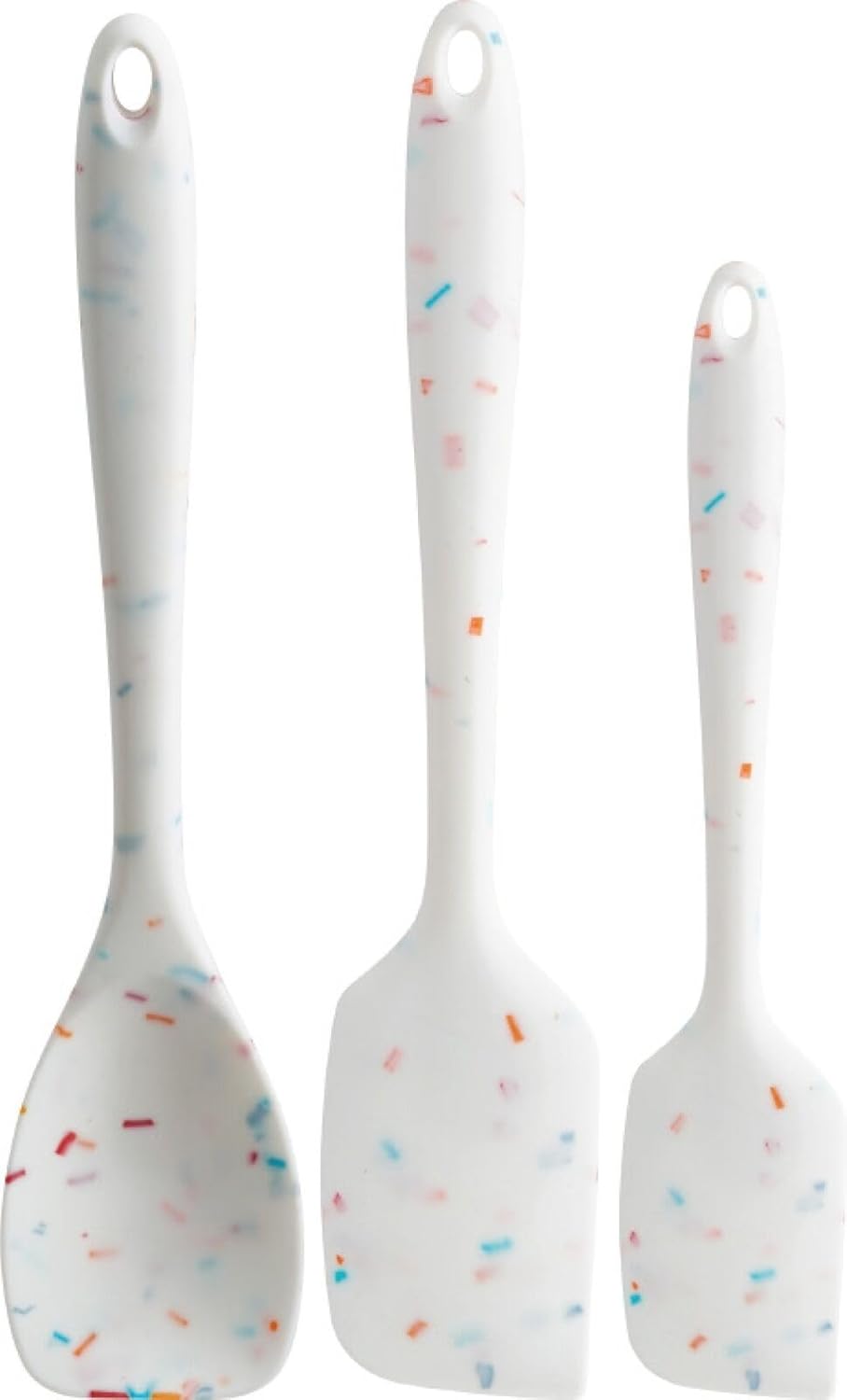 Set of 3 Patterned Silicone Spatulas H164