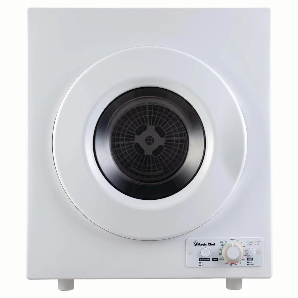White Compact Electric Dryer U344