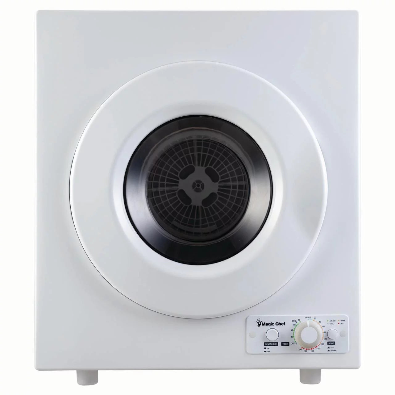 White Compact Electric Dryer U344