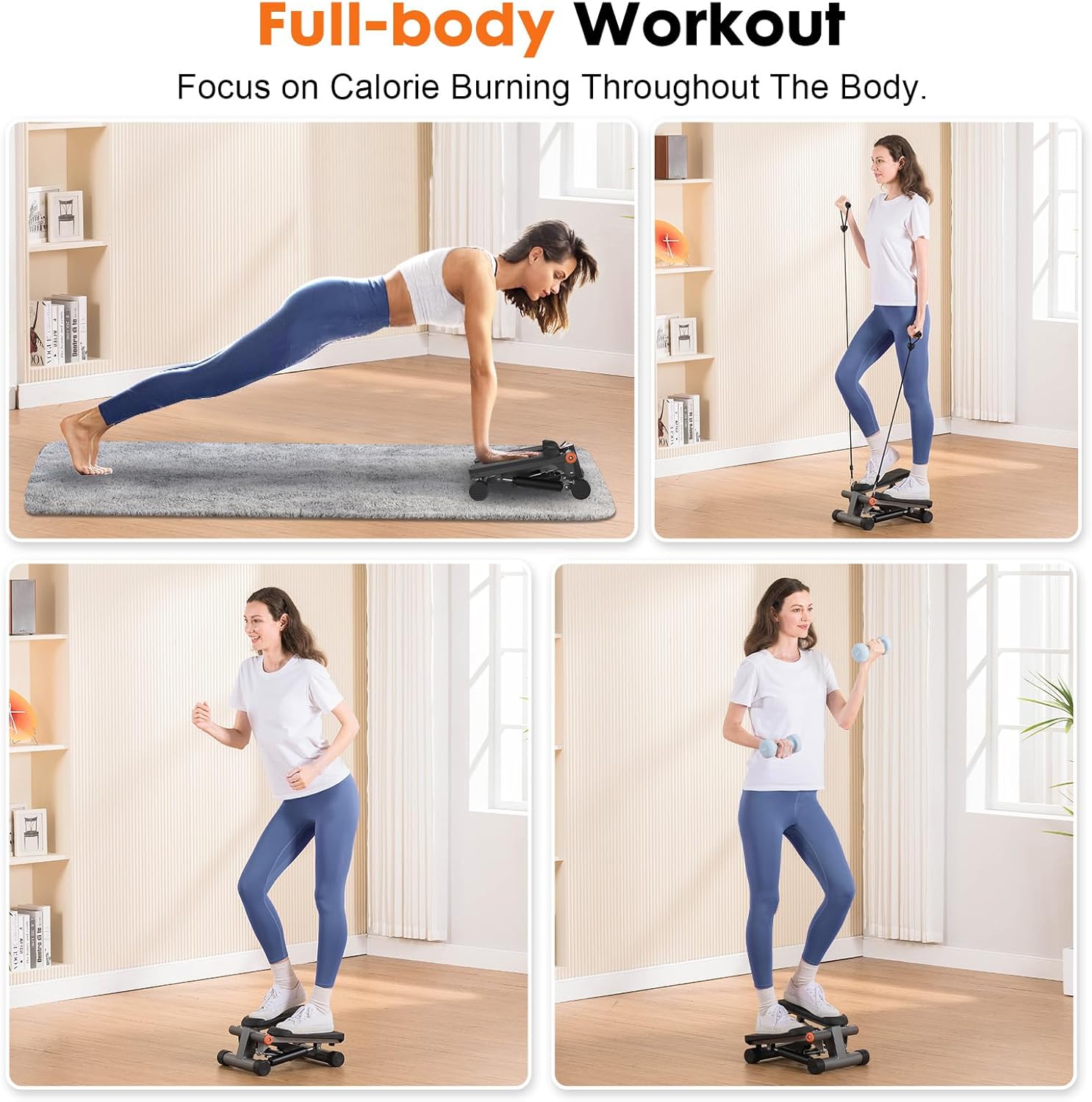 Mini Stepper with Resistance Bands G80129