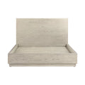 Grey Oak Wood Queen Platform Bed Frame Q120