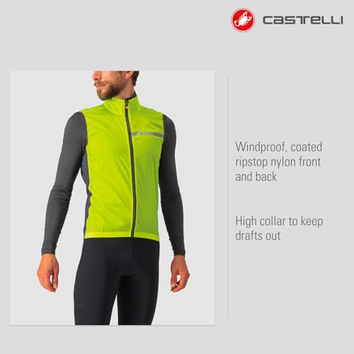 Windproof Full Length Zip Stretch Vest Q719327