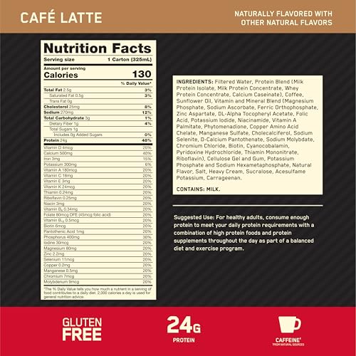 Chocolate 11 Fl Oz 12 Count Protein Shake T52408