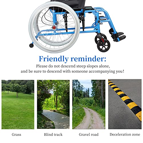 Silver Lightweight Self-propelled Wheelchair with Travel Bag H491