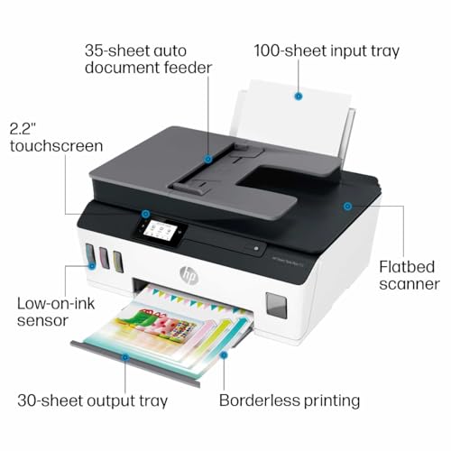 Wireless All-in-One Ink-Tank Printer with Auto Document Feeder S888066