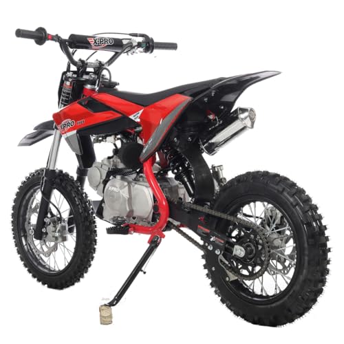 110cc Dirt Bike with Automatic Transmission, Electric Start, 14"/12" Tires (Black) I733009