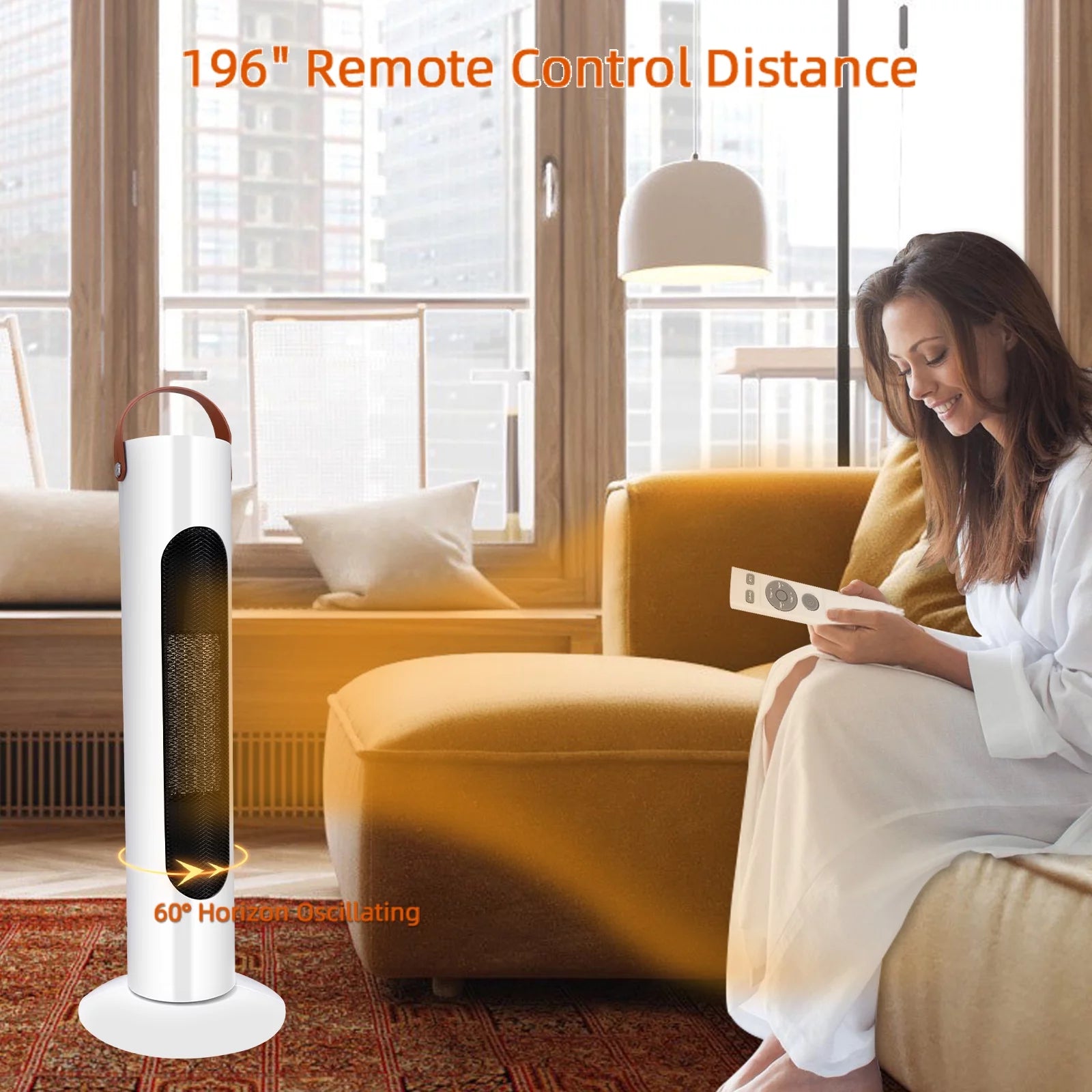 24" Tower Electric Heater U636