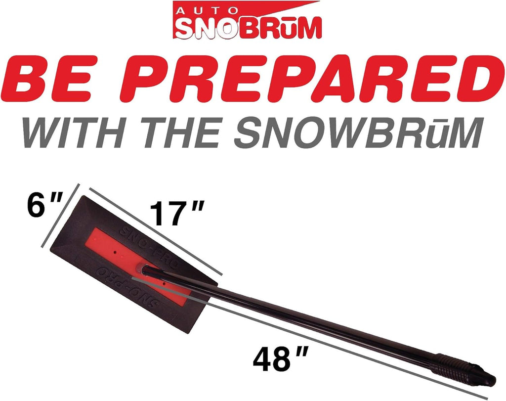 48 Inch Push-Broom Design Non-Scratch Automotive Snow Broom – 2 Pack A5715