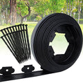 Brown 20Ft Plastic Garden Edging with Ground Stakes R883