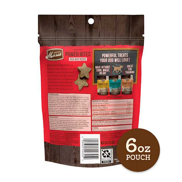 Real Beef Power Bites Dog Treats O781