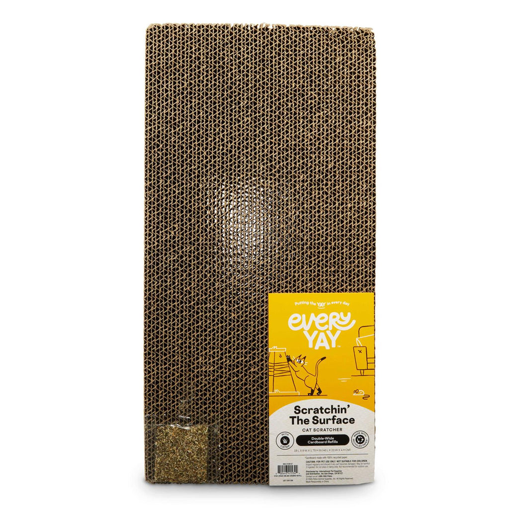 Double-Wide Cardboard Refills for Cat Scratchers R77101