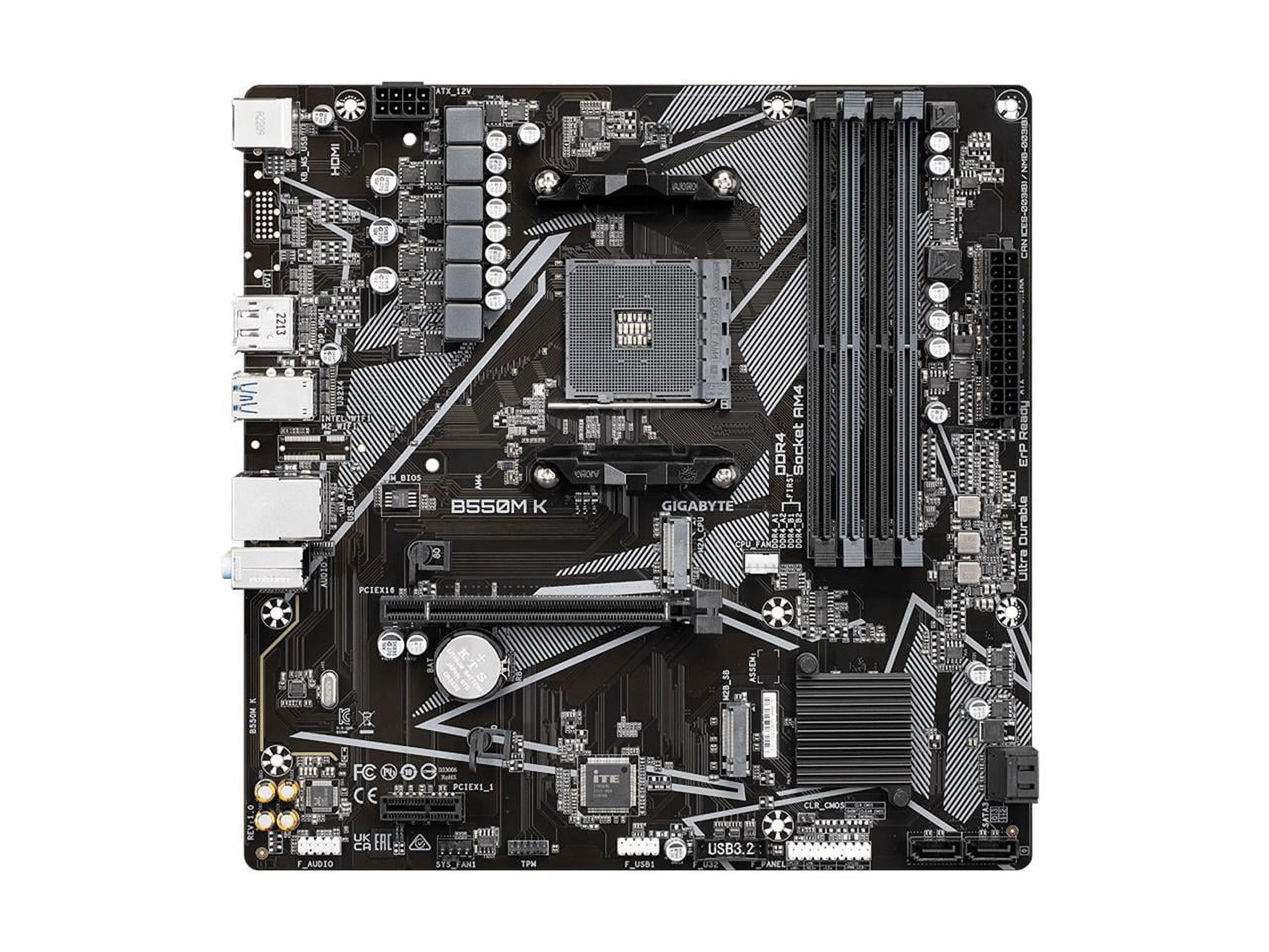 B550M AM4 Micro-ATX Motherboard with Dual M.2 I783244