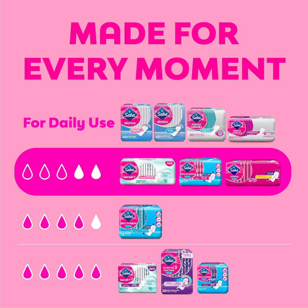 72 Count Ultra Thin Pads with Wings R93494