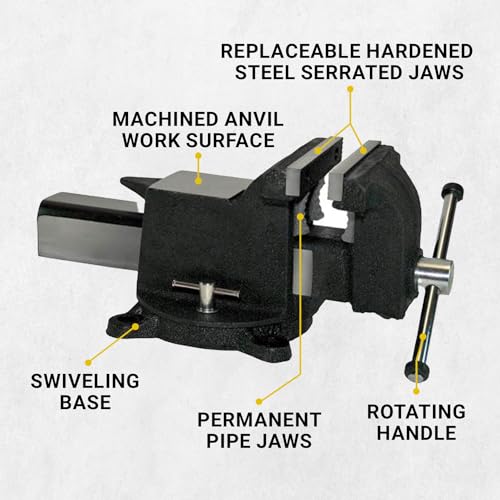 10" Heavy Duty Steel Bench Vise R3287