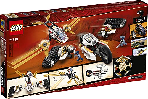LEGO NINJAGO Ultra Sonic Raider Building Kit with Plane and Motorcycle, 7 Minifigures Z27769