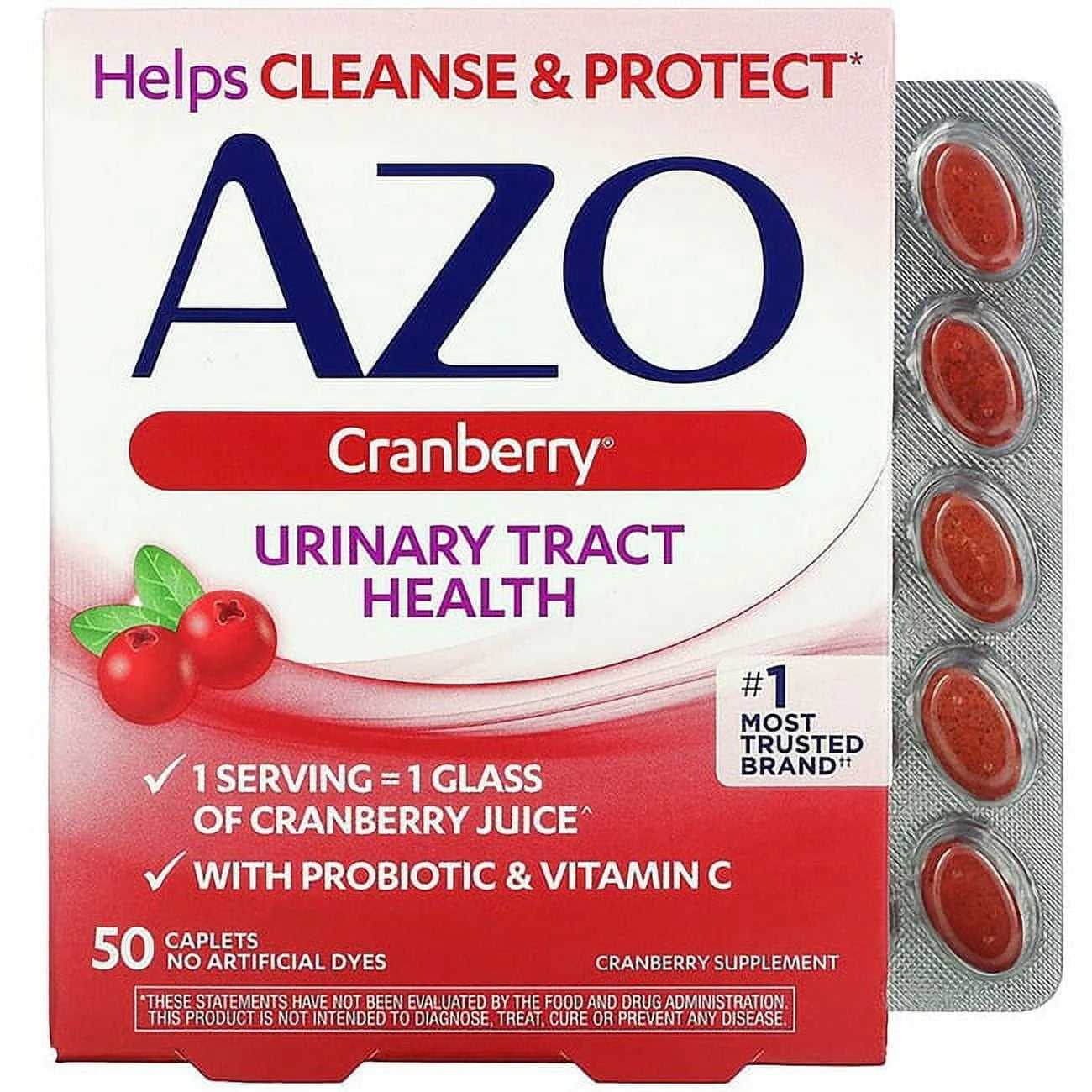 Cranberry Dietary Supplement, 50 Ct J1673