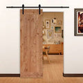 84 inch H x 28 inch W Unfinished Wood Barn Door Q494