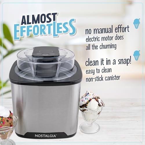 2-Quart Electric Ice Cream Maker with Digital Controls Z206546