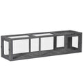 59 Long Cat Tunnel with Extendable Design Wooden Outdoor Cat Tunnel House W73429