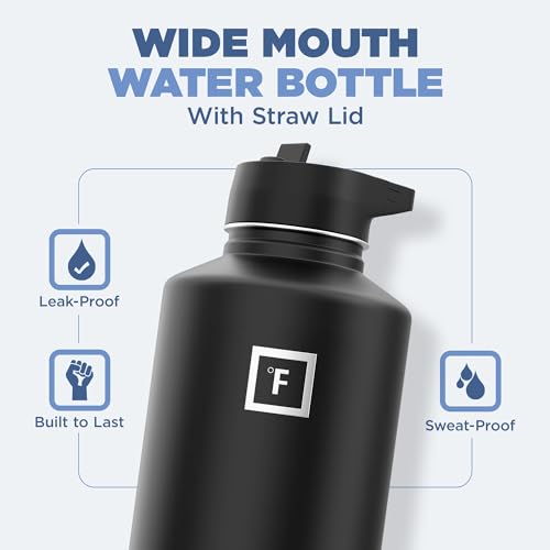 Stainless Steel Double Walled Vacuum Insulated Water Bottle 40 oz P97339
