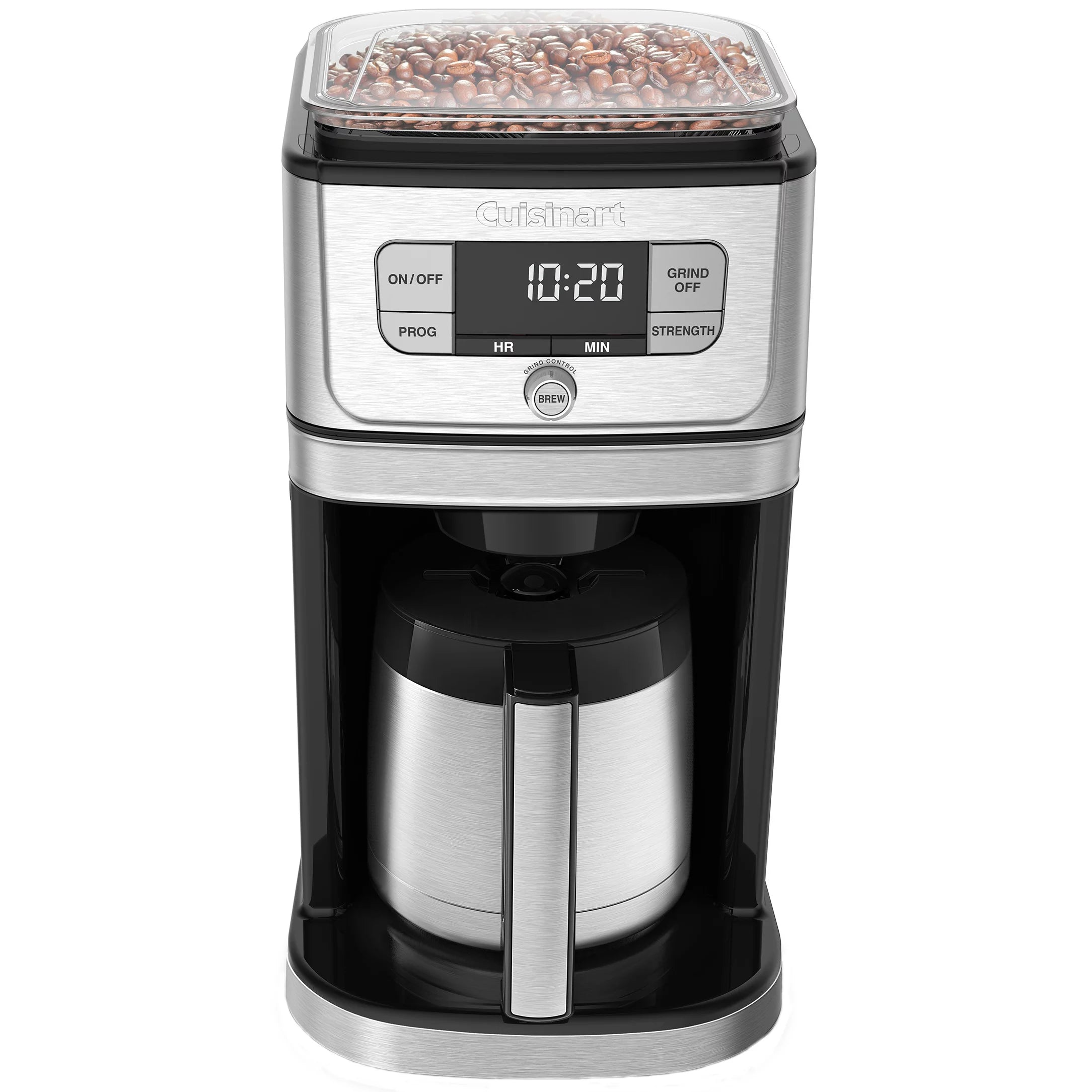 10 Cup Burr Coffeemaker, Silver M230240