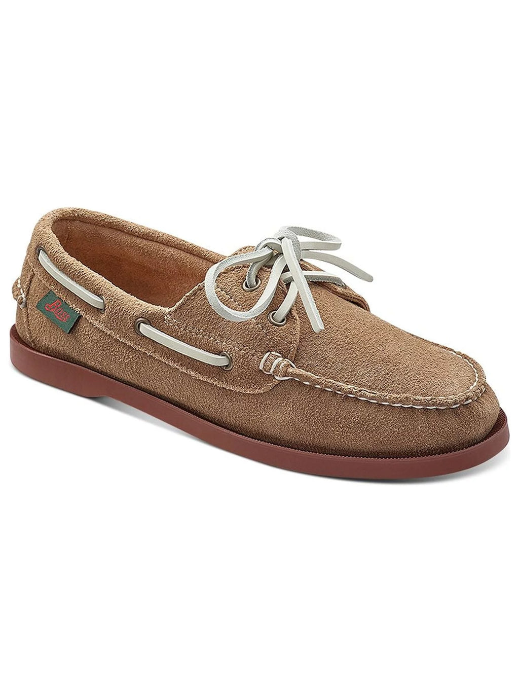 Womens Desert Sand Beige Removable Padded Insole Slip Resistant Round Toe Lace-Up Leather Loafers Shoes 11 M X572
