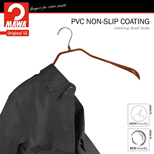 White Set of 2 Non-Slip Clothes Hanger J719