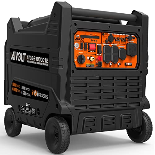 8000 Watt Dual Fuel Portable Inverter Generator E853